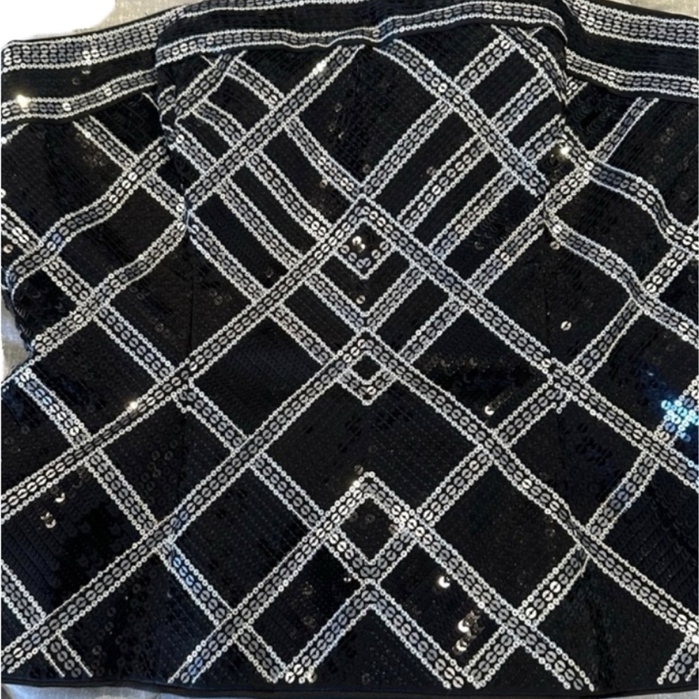 WHBM Top - Sequence all over - Side Zipper - Picture 2 of 3